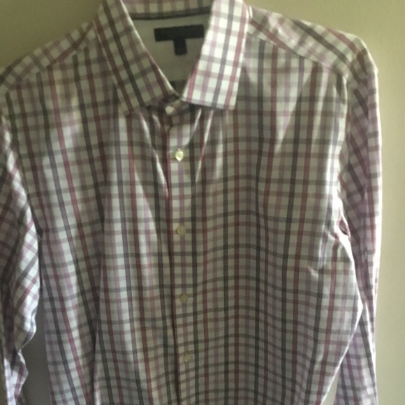 Banana Republic Long Sleeve Pattern Dress Shirt - Picture 1 of 4